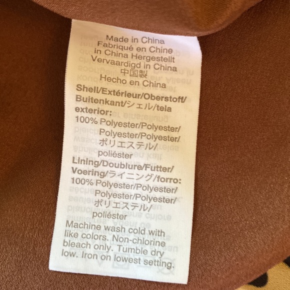 J Crew leopard pleated skirt dress perfect condition! - Picture 12 of 12